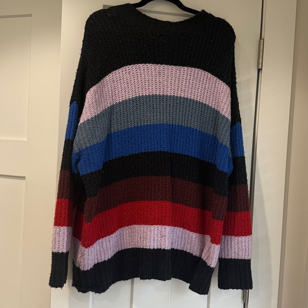 American Eagle Multi Color Striped Sweater - Picture 5 of 5